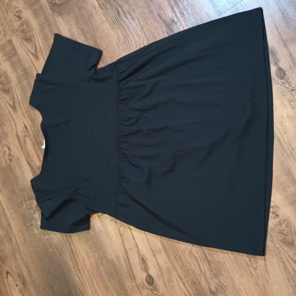 La Blanca Beachwear Mini Black Anchor Coastal Baby Doll Dress A26 - Picture 4 of 6